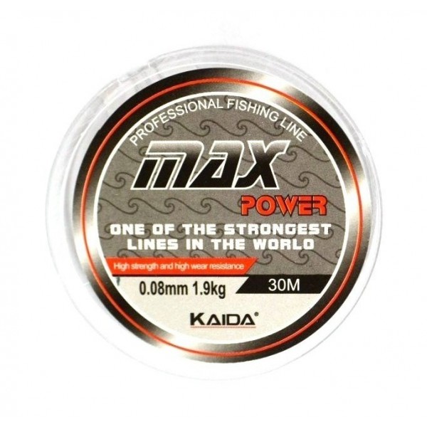 Лісочка рибальська, Weida Max Power, 30м, перетин 0,08мм